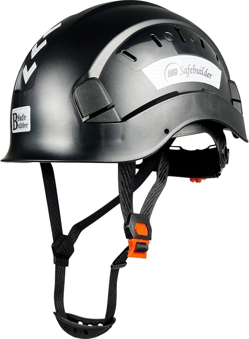 SAFEBUILDER Construction Safety Helmet ABS Hard Hat Adjustable Ventilation System Hardhats Industrial Work Head Protection for Men Certified ANSI/ISEA Z89.1 - Image 1